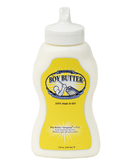 Boy Butter Churn Style - 9 oz Squeeze Bottle