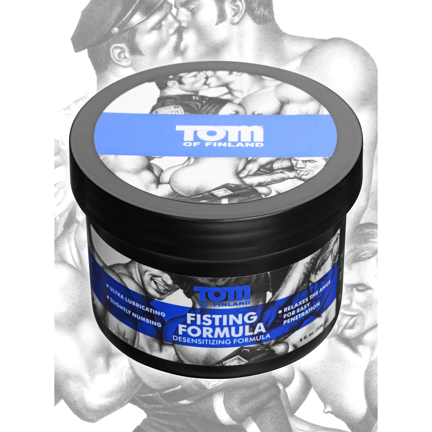 Tom Of Finland Fisting Formula Desensitizing Cream- 8 Oz