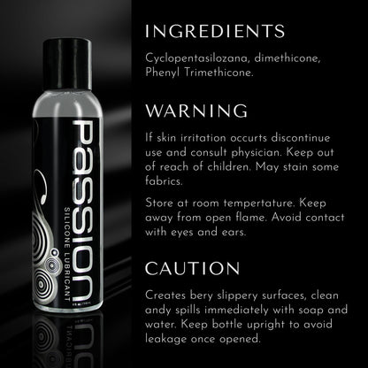 Passion Premium Silicone Lubricant - Oz