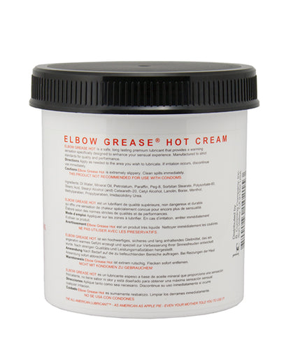 Elbow Grease Hot Cream - Oz