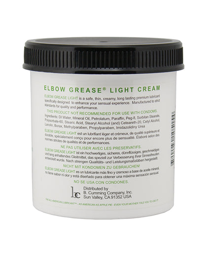 Elbow Grease Light Cream Jar - Oz