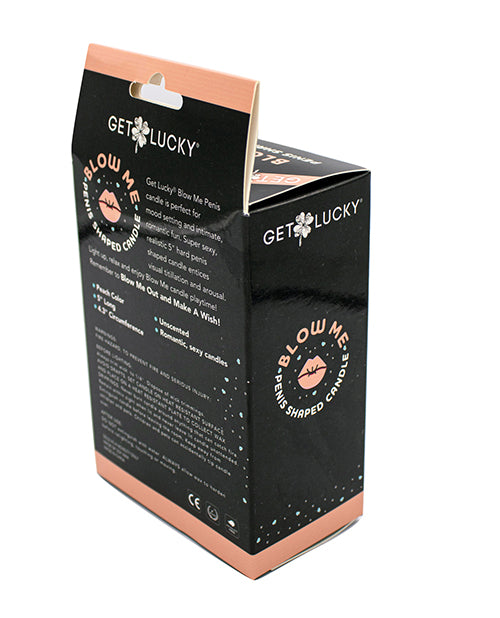 Get Lucky 5&quot; Blow Me Penis Candle - Peach