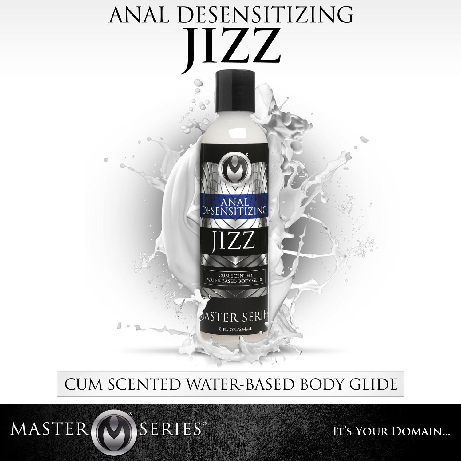 Jizz Cum Scented Desensitizing Lube - 8.5 Oz